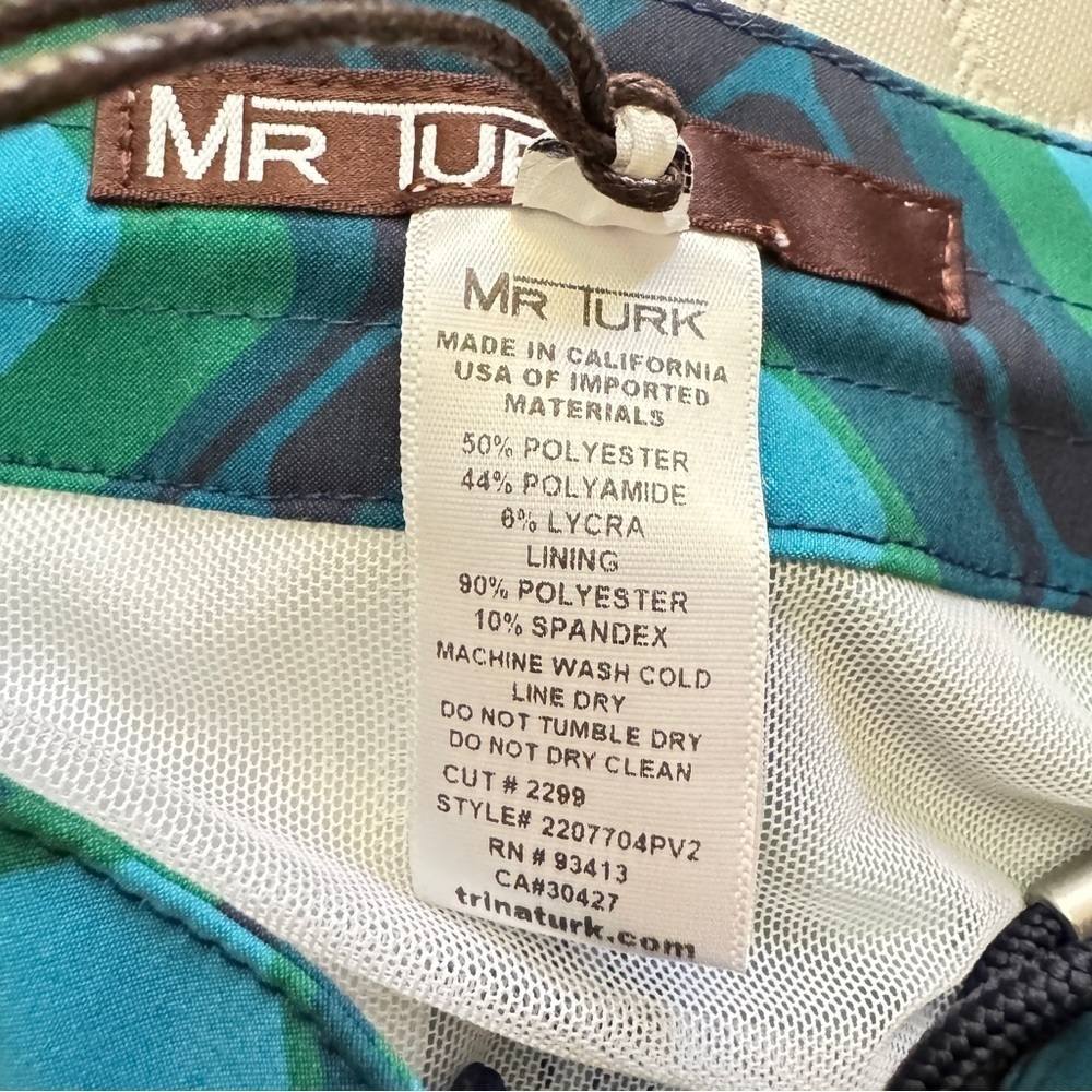 NWT 2025 Mr Turk Honolulu Board Shorts Size 28 - Picture 2 of 4